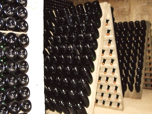 Champagne Jacques SONNETTE - Remuage manuel sur pupitres Champagne Jacques SONNETTE - Remuage manuel sur pupitres